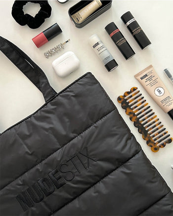 Nude Puff Tote