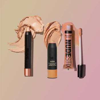 Nudegold Mini-to-go 3-Piece Eye & Lip Palette