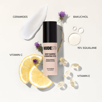 Dewy Barrier Hydrating Stick with bakuchiol, squalane, vitamin e & c, and ceramides