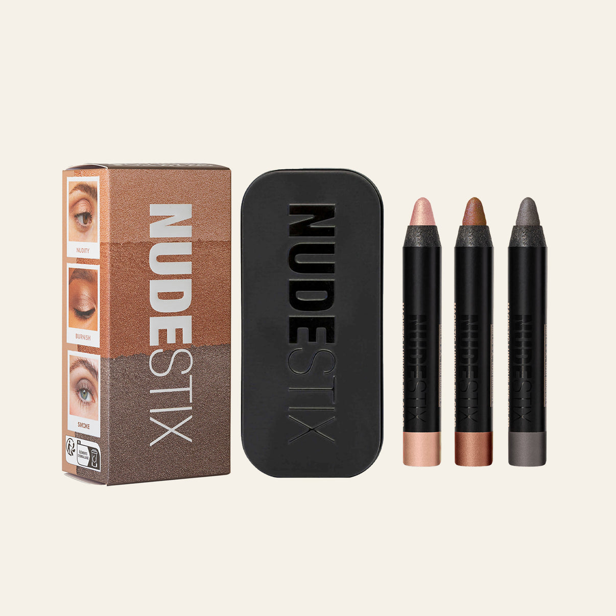 nude beauty box 10 year anniversary box limited edition nude metallic eyes