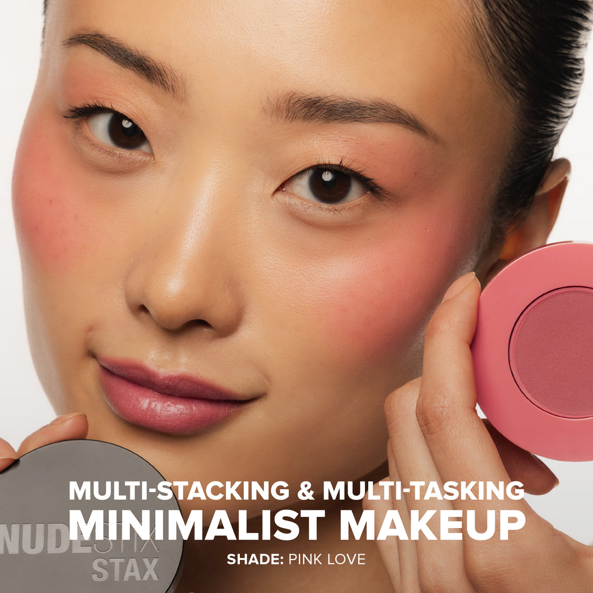 STAX All Over Color Blush Balm in the shade Pink Love