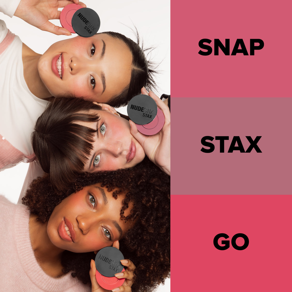 STAX All Over Color Blush Balm in the shade Pink Love