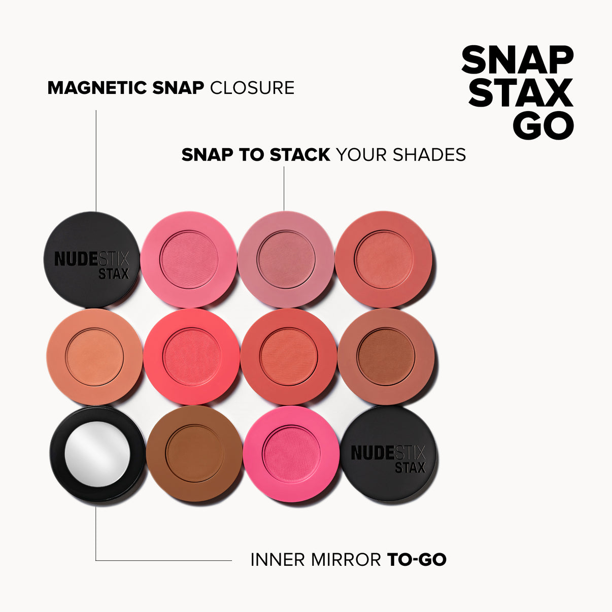 STAX All Over Color Blush Balm in the shade Pink Love