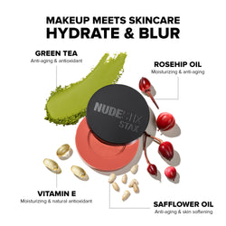 STAX All Over Color Blush Balm in the shade Picante Nude