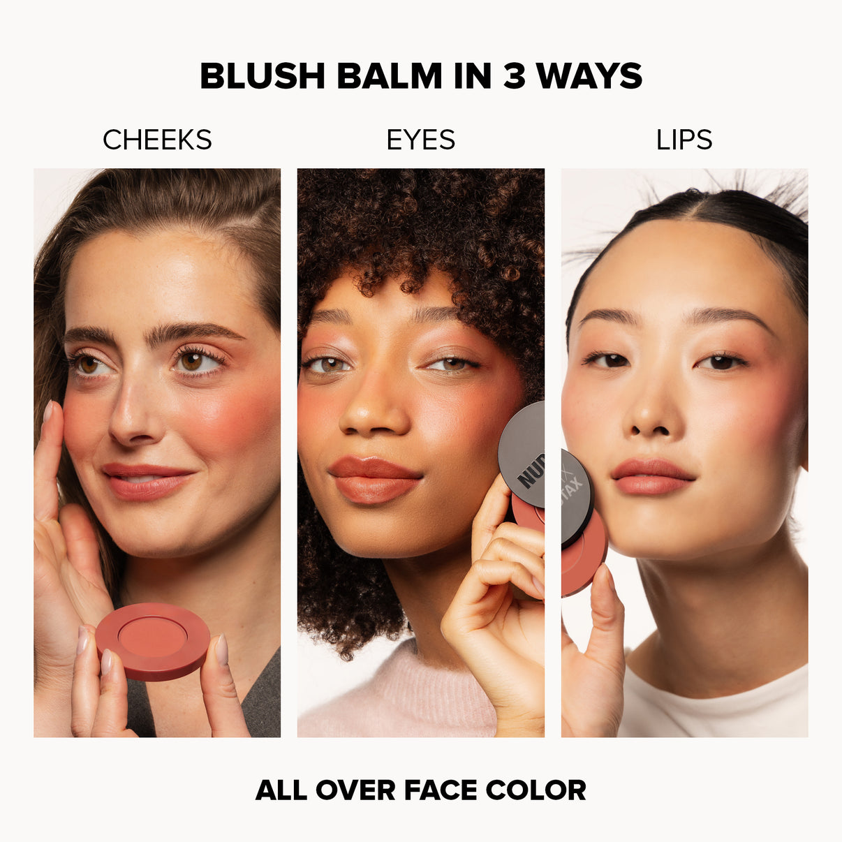 STAX All Over Color Blush Balm in the shade Picante Nude