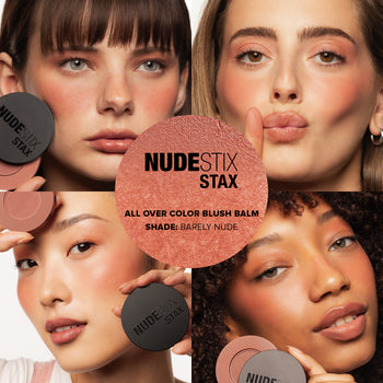 STAX All Over Color Blush Balm in the shade Barely Nude