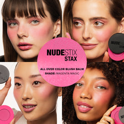 STAX All Over Color Blush Balm in the shade Magenta Matte