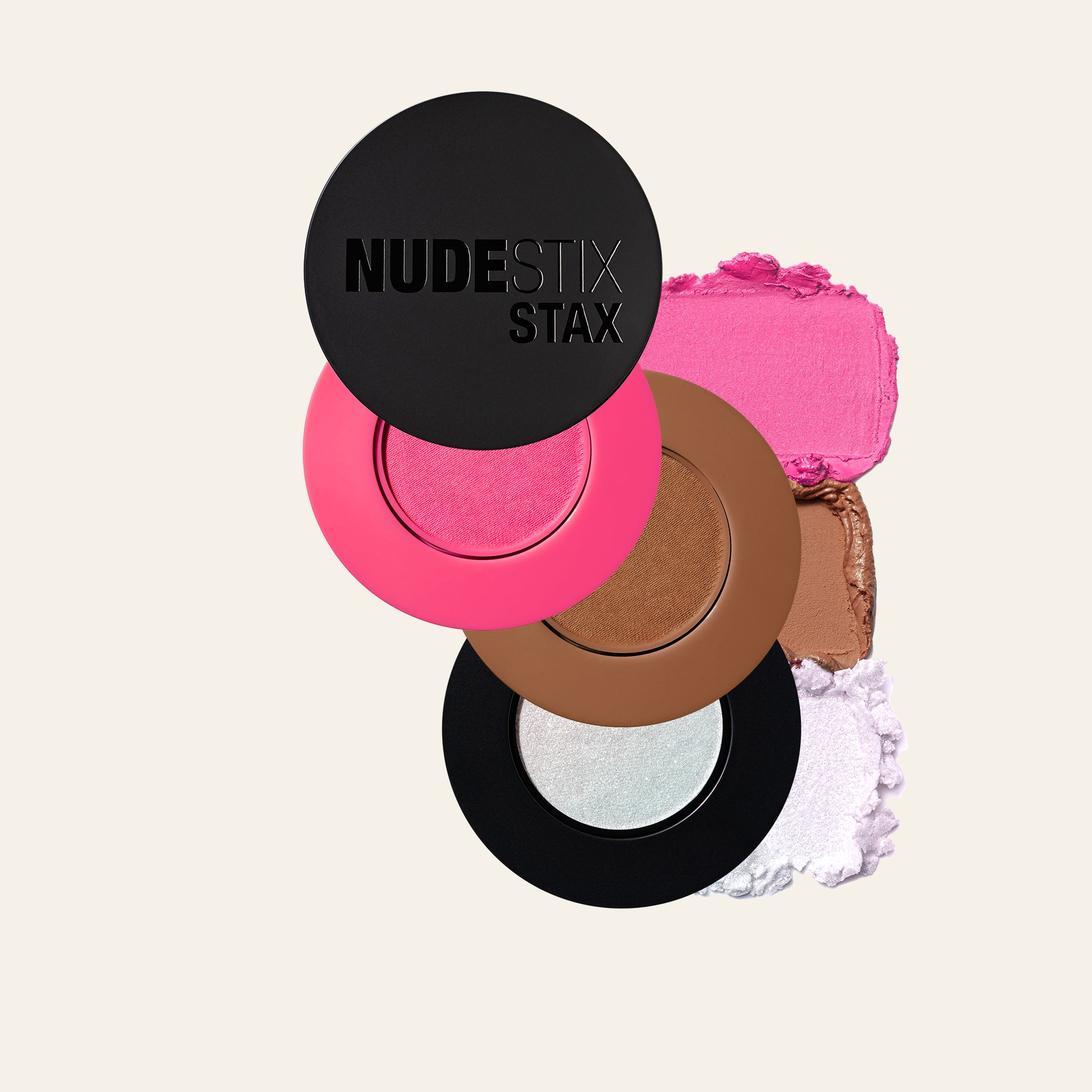 NUDESTIX SUNPINK GLOW - 3 PIECES STAX SET - MAGIC AURA, MAGENTA MATTE, – Nudestix Canada