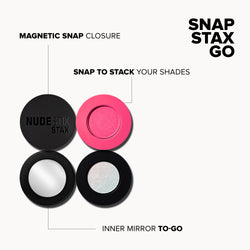 NUDESTIX PINK GLOW - 2 PIECES STAX SET - MAGIC AURA, MAGENTA MATTE