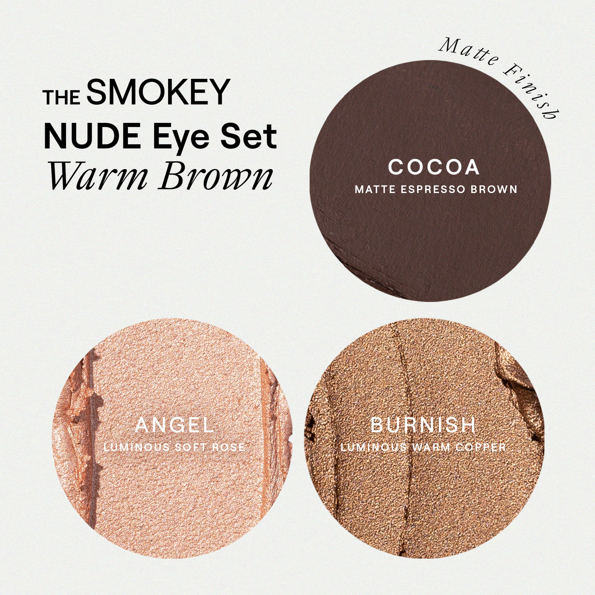 Smokey Nude Eyes - Warm Brown