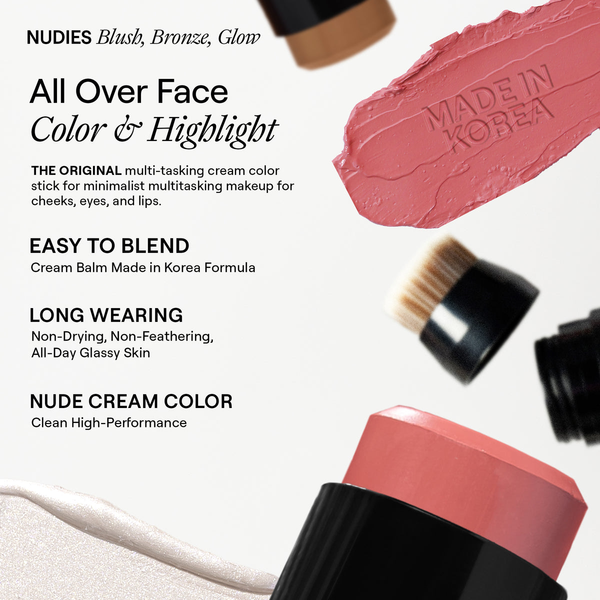 Nude Face Set: 3 Step Cool Rose