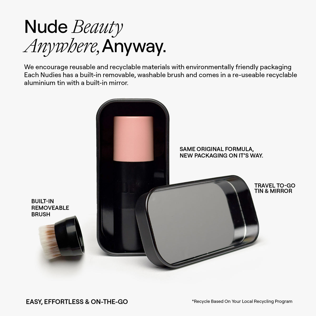 Nude Face Set: 3 Step Cool Rose