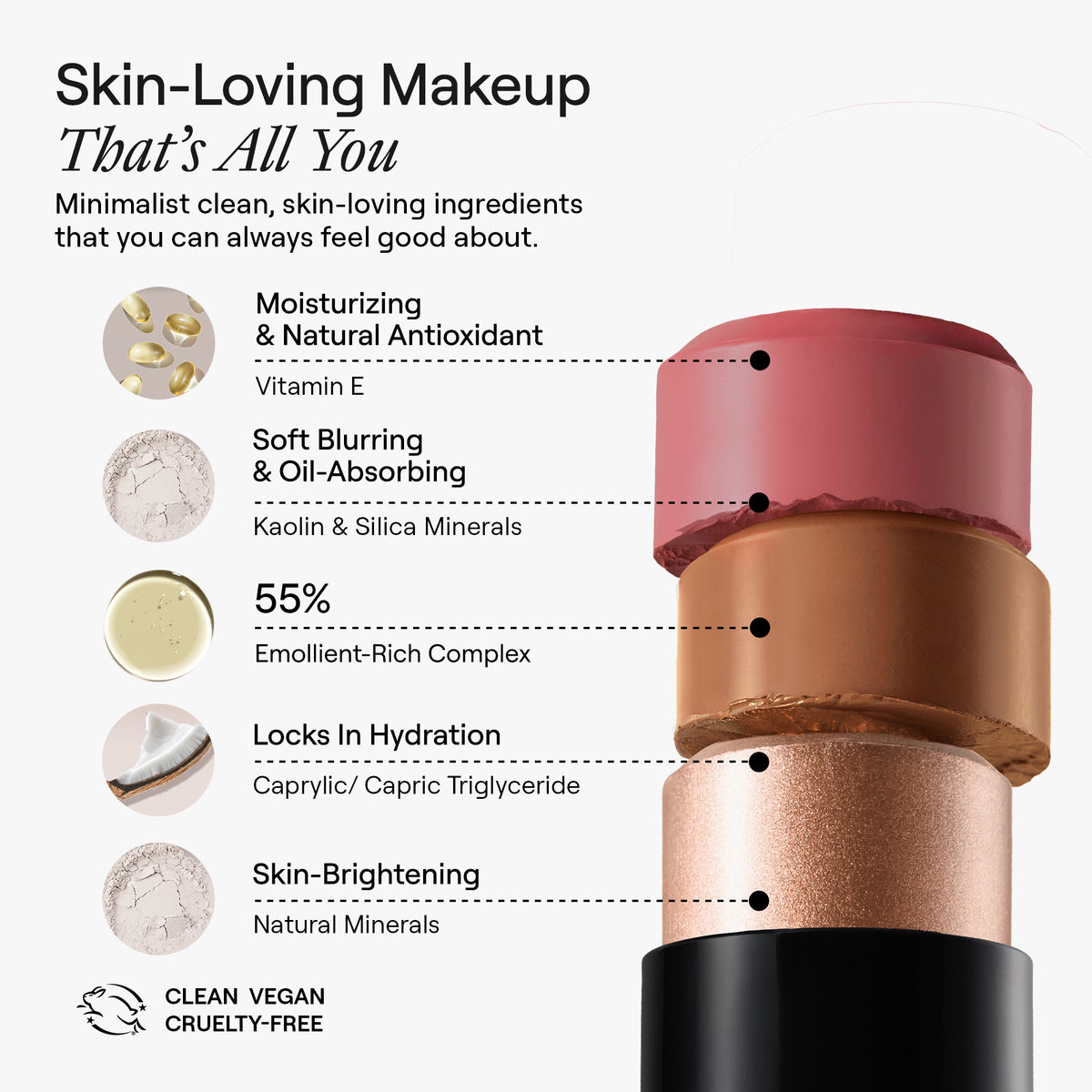 Nude Face Set: 3 Step Rosy Pink