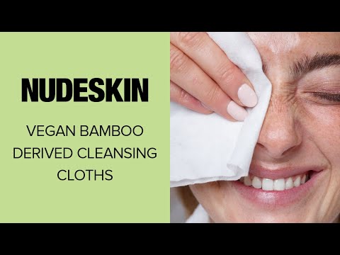 Nudeskin Vegan Bamboo Derived Cleansing Cloths video thumbnail